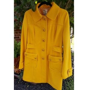 Yellow Anthropology coat